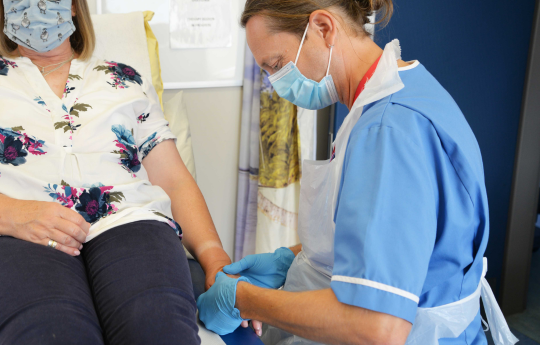 Chris Jones and patient Blog Image