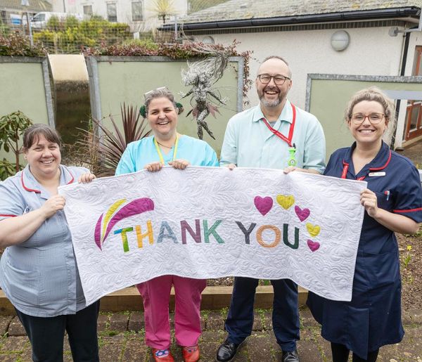 Thank You Banner St Julia's Hospice Team Lottery Thank You