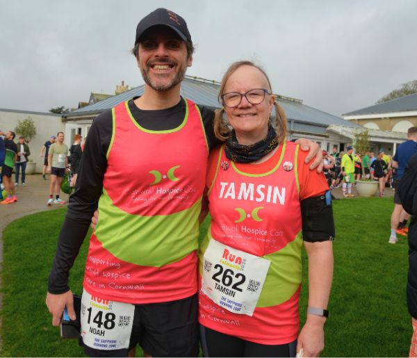 Noah and Tamsin Run Falmouth Half Marathon