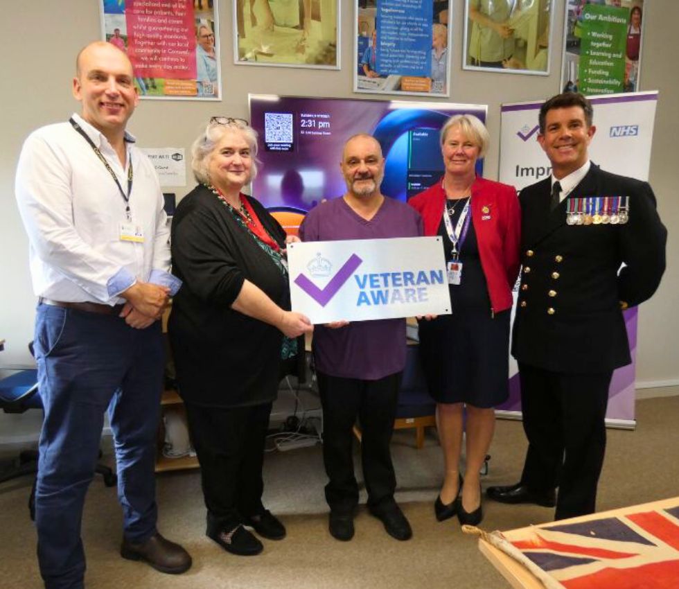 Veteran Aware Status Granted at St Julia's Hospice October 2024