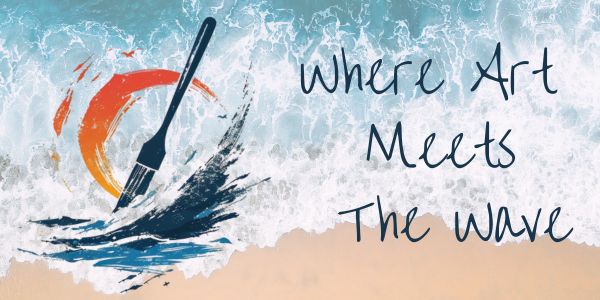 Where Art Meets The Wave Logo