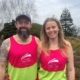 Gareth and Steph Netherton who're on a London Marathon 2025 mission