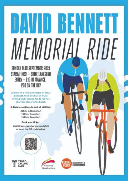David Bennett Memorial Cycle Ride Poster