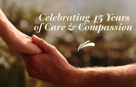 45 years of hospice care